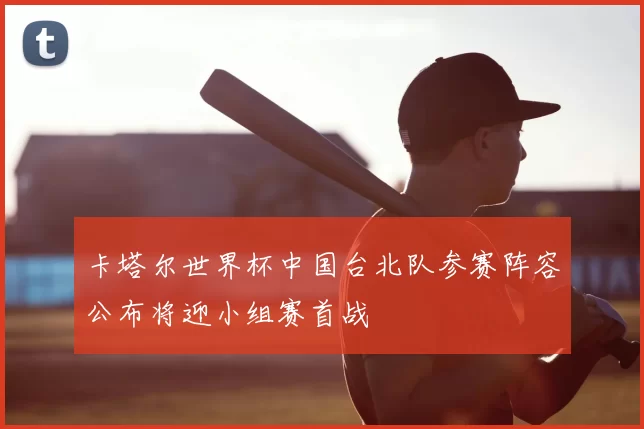 卡塔尔世界杯中国台北队参赛阵容公布将迎小组赛首战